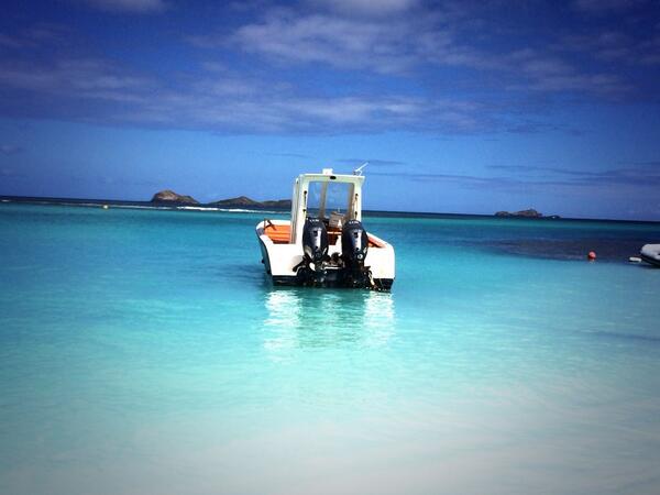 st barths small boat photo by @BeachBelievers