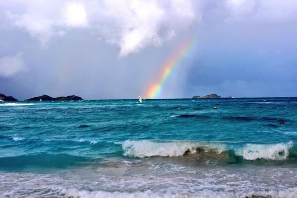 St. Barths rainbow photo by @ACKblACKbook