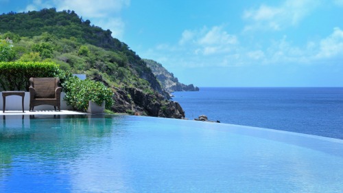 gay st barts - pool with a view