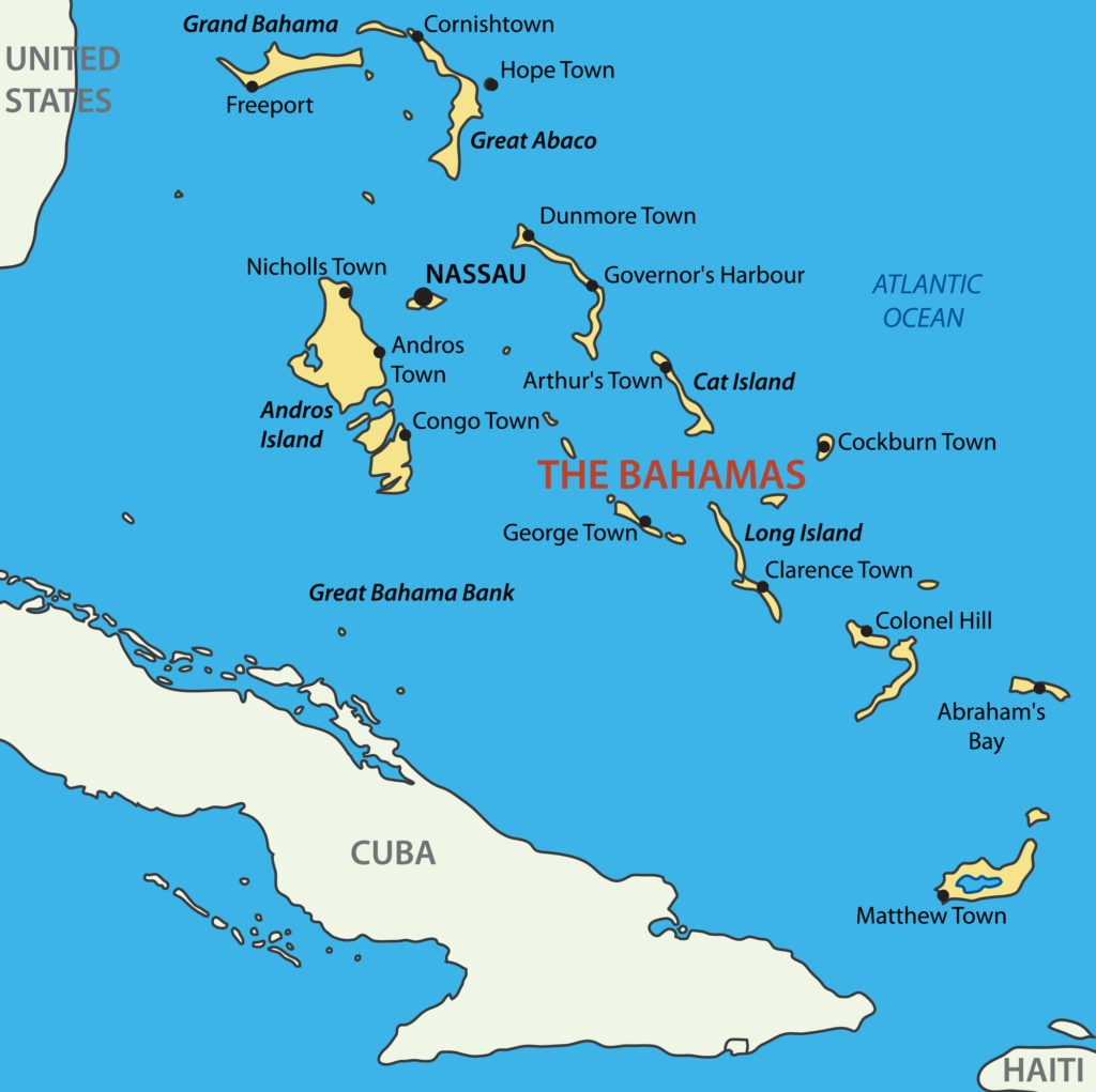 Bahamas Yacht Charter Sailing Itinerary